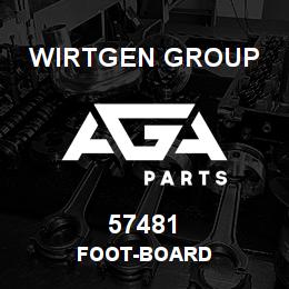 57481 Wirtgen Group FOOT-BOARD | AGA Parts