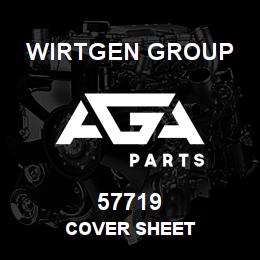 57719 Wirtgen Group COVER SHEET | AGA Parts
