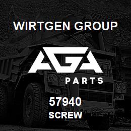57940 Wirtgen Group SCREW | AGA Parts