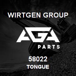 58022 Wirtgen Group TONGUE | AGA Parts