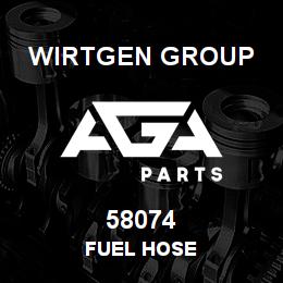 58074 Wirtgen Group FUEL HOSE | AGA Parts