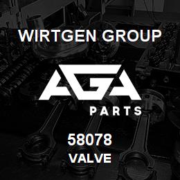 58078 Wirtgen Group VALVE | AGA Parts