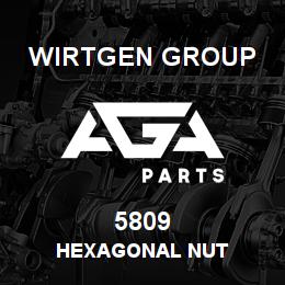 5809 Wirtgen Group HEXAGONAL NUT | AGA Parts