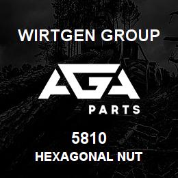 5810 Wirtgen Group HEXAGONAL NUT | AGA Parts