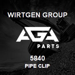 5840 Wirtgen Group PIPE CLIP | AGA Parts
