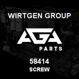 58414 Wirtgen Group SCREW | AGA Parts