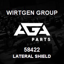 58422 Wirtgen Group LATERAL SHIELD | AGA Parts