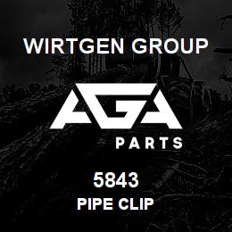 5843 Wirtgen Group PIPE CLIP | AGA Parts