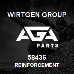 58436 Wirtgen Group REINFORCEMENT | AGA Parts