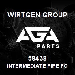 58438 Wirtgen Group INTERMEDIATE PIPE FOR EXHAUST | AGA Parts