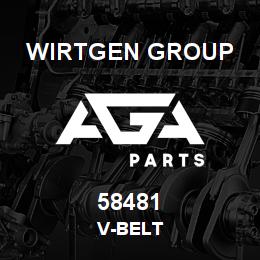 58481 Wirtgen Group V-BELT | AGA Parts