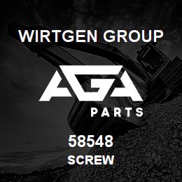 58548 Wirtgen Group SCREW | AGA Parts