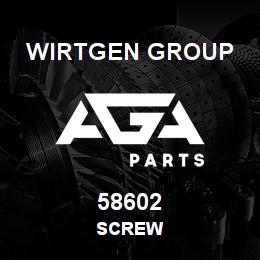 58602 Wirtgen Group SCREW | AGA Parts
