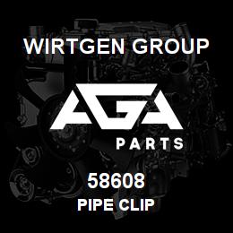 58608 Wirtgen Group PIPE CLIP | AGA Parts