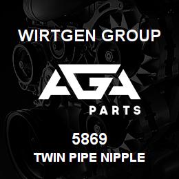 5869 Wirtgen Group TWIN PIPE NIPPLE | AGA Parts