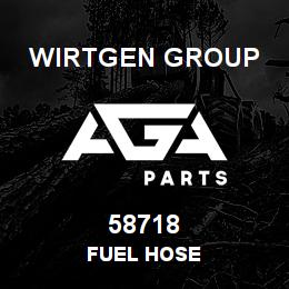 58718 Wirtgen Group FUEL HOSE | AGA Parts