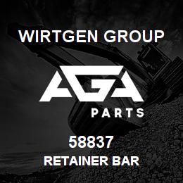 58837 Wirtgen Group RETAINER BAR | AGA Parts