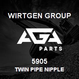 5905 Wirtgen Group TWIN PIPE NIPPLE | AGA Parts