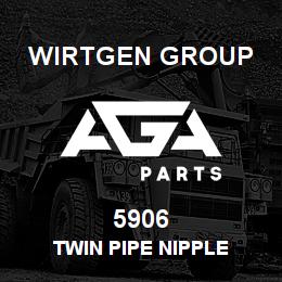 5906 Wirtgen Group TWIN PIPE NIPPLE | AGA Parts