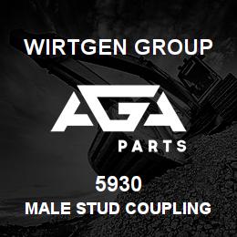 5930 Wirtgen Group MALE STUD COUPLING | AGA Parts