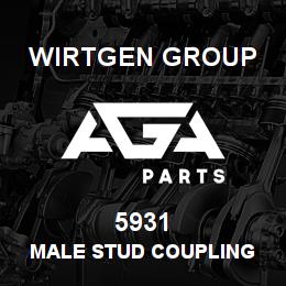 5931 Wirtgen Group MALE STUD COUPLING | AGA Parts