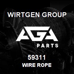 59311 Wirtgen Group WIRE ROPE | AGA Parts