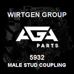 5932 Wirtgen Group MALE STUD COUPLING | AGA Parts