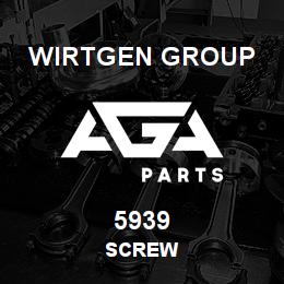 5939 Wirtgen Group SCREW | AGA Parts