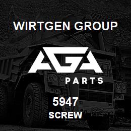 5947 Wirtgen Group SCREW | AGA Parts