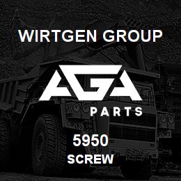 5950 Wirtgen Group SCREW | AGA Parts
