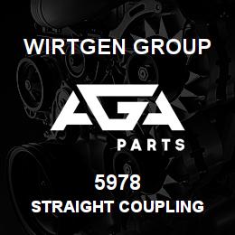 5978 Wirtgen Group STRAIGHT COUPLING | AGA Parts
