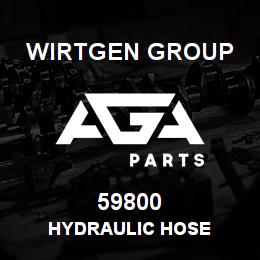 59800 Wirtgen Group HYDRAULIC HOSE | AGA Parts