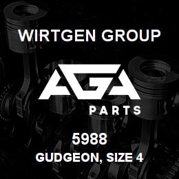 5988 Wirtgen Group GUDGEON, SIZE 4 | AGA Parts