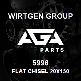 5996 Wirtgen Group FLAT CHISEL 20x150 | AGA Parts