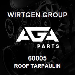 60005 Wirtgen Group ROOF TARPAULIN | AGA Parts