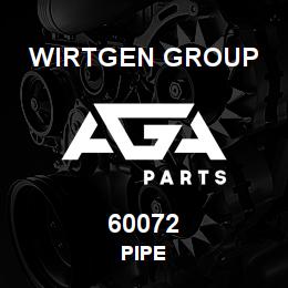 60072 Wirtgen Group PIPE | AGA Parts