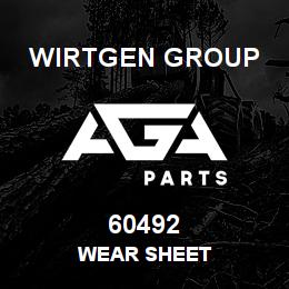 60492 Wirtgen Group WEAR SHEET | AGA Parts