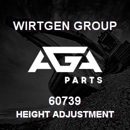 60739 Wirtgen Group HEIGHT ADJUSTMENT | AGA Parts