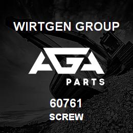 60761 Wirtgen Group SCREW | AGA Parts