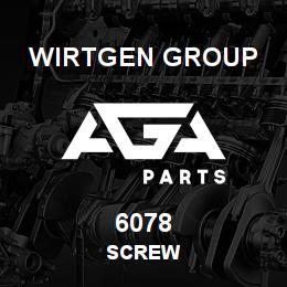 6078 Wirtgen Group SCREW | AGA Parts
