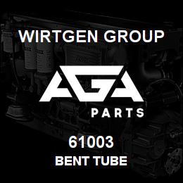 61003 Wirtgen Group BENT TUBE | AGA Parts