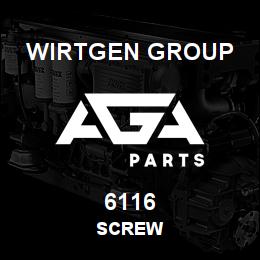 6116 Wirtgen Group SCREW | AGA Parts