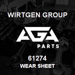 61274 Wirtgen Group WEAR SHEET | AGA Parts