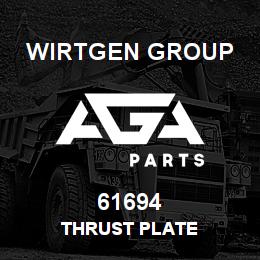61694 Wirtgen Group THRUST PLATE | AGA Parts