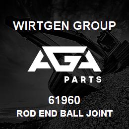 61960 Wirtgen Group ROD END BALL JOINT | AGA Parts