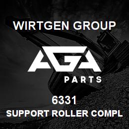6331 Wirtgen Group SUPPORT ROLLER COMPL. | AGA Parts