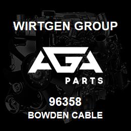96358 Wirtgen Group BOWDEN CABLE | AGA Parts