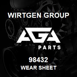 98432 Wirtgen Group WEAR SHEET | AGA Parts