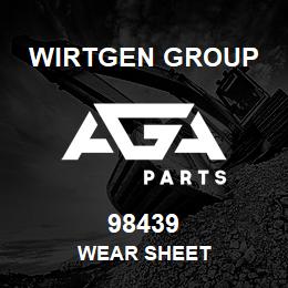 98439 Wirtgen Group WEAR SHEET | AGA Parts