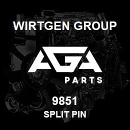 9851 Wirtgen Group SPLIT PIN | AGA Parts
